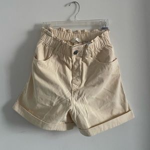 Beige short from H &M
